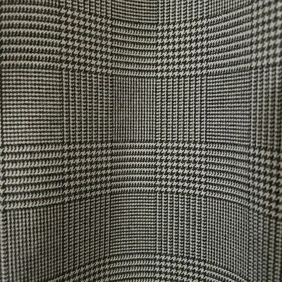 Maison d'Amelie Oversized Blazer XL Plaid Ruched Sleeve Preppy Academia - Picture 4 of 9